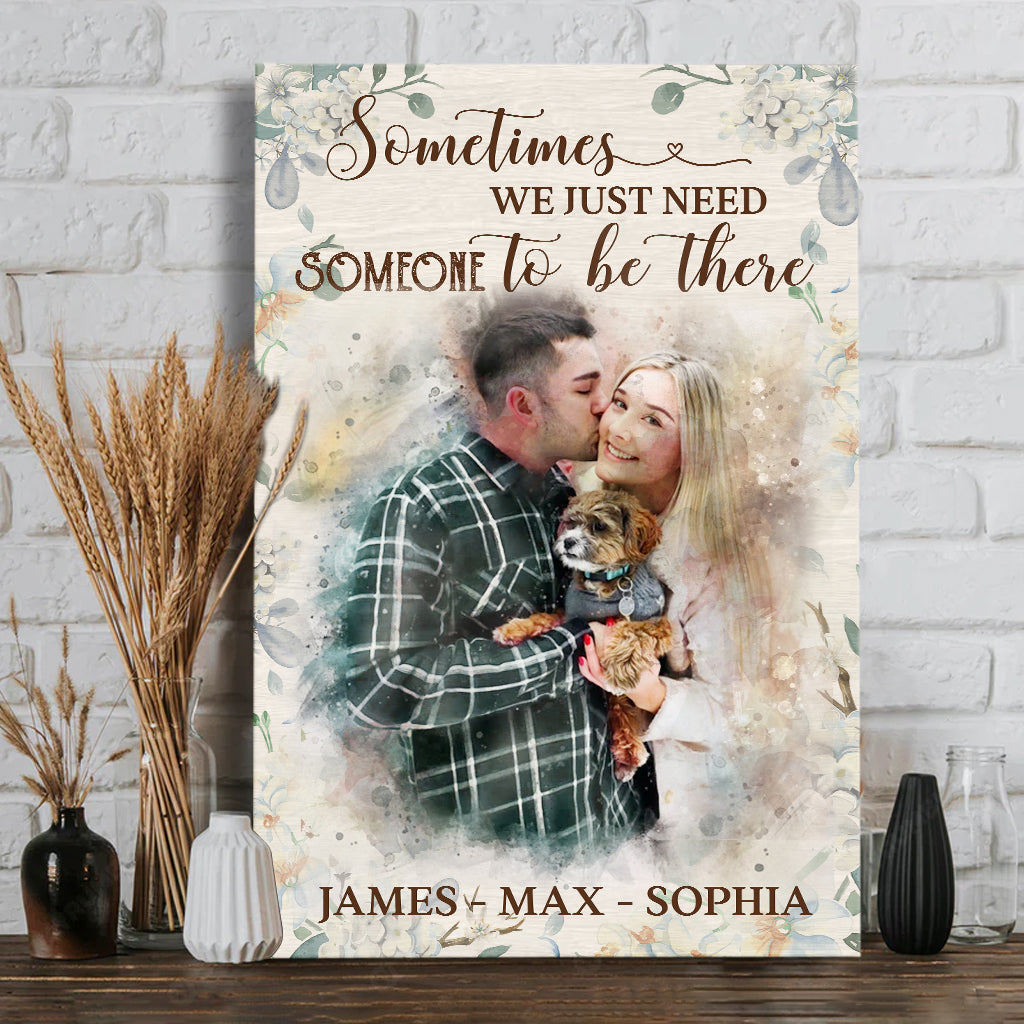 Watercolor Painting - Personalized Dog Canvas And Poster