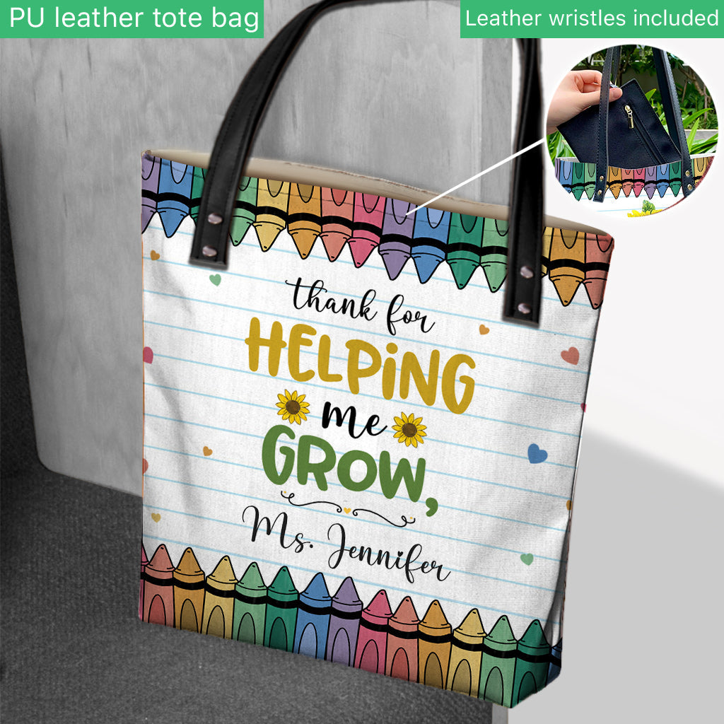 Teach Love Inspire - Personalized Teacher Tote Bag
