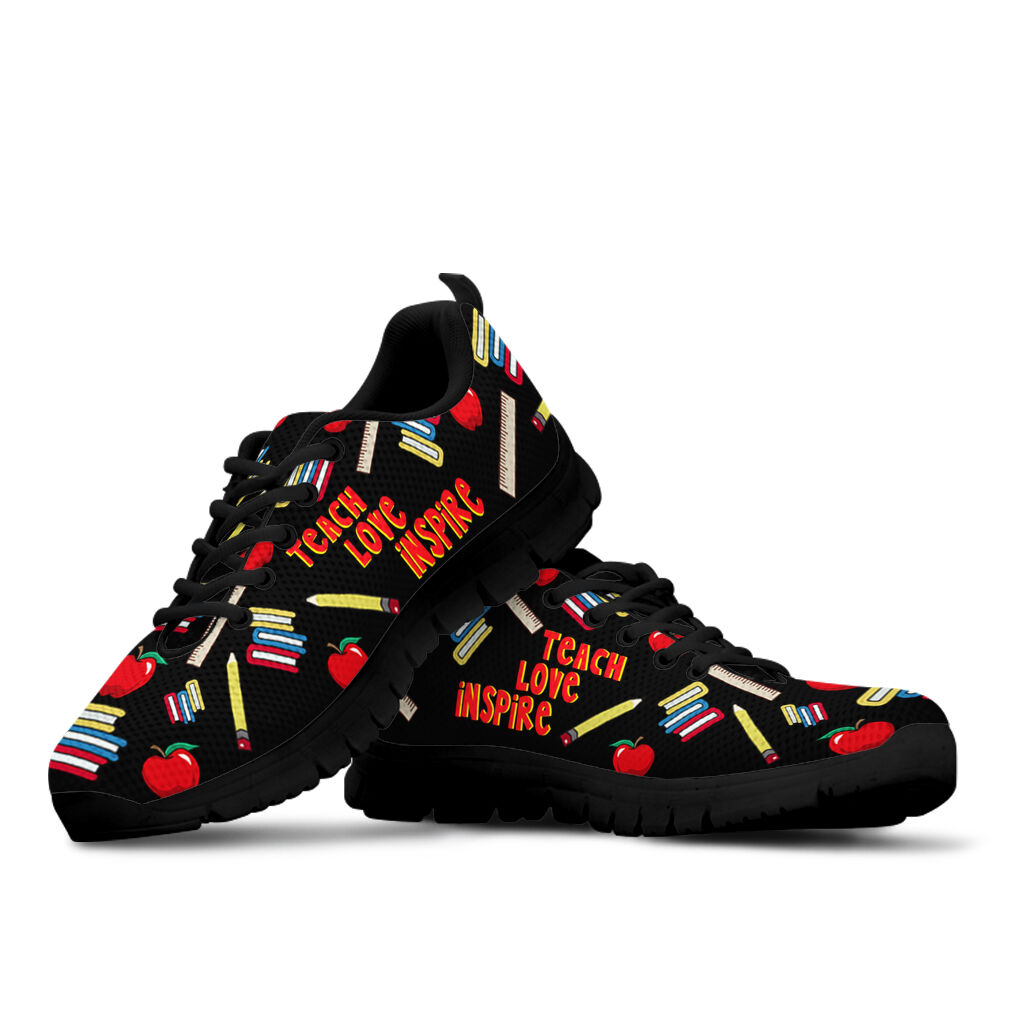 Teach Love Inspire Teacher Sneakers 0622