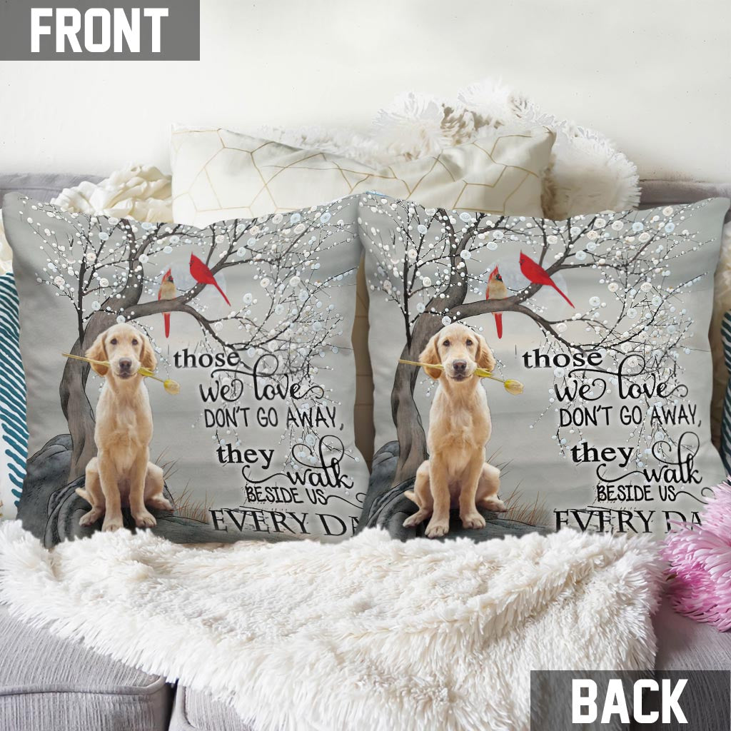 Your Wings Were Ready But My Heart Was Not - Personalized Dog Throw Pillow