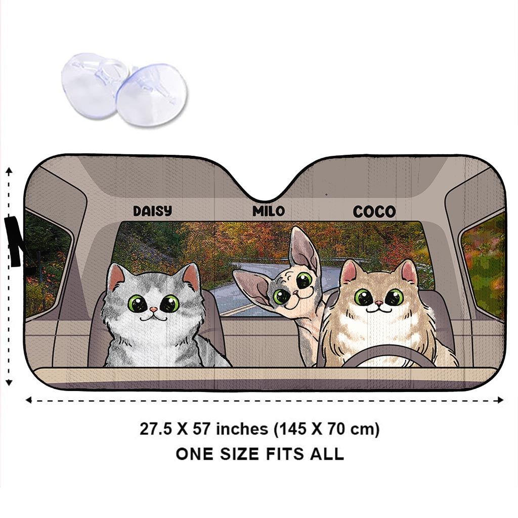 Lovely Paws - Personalized Dog Car Sunshade