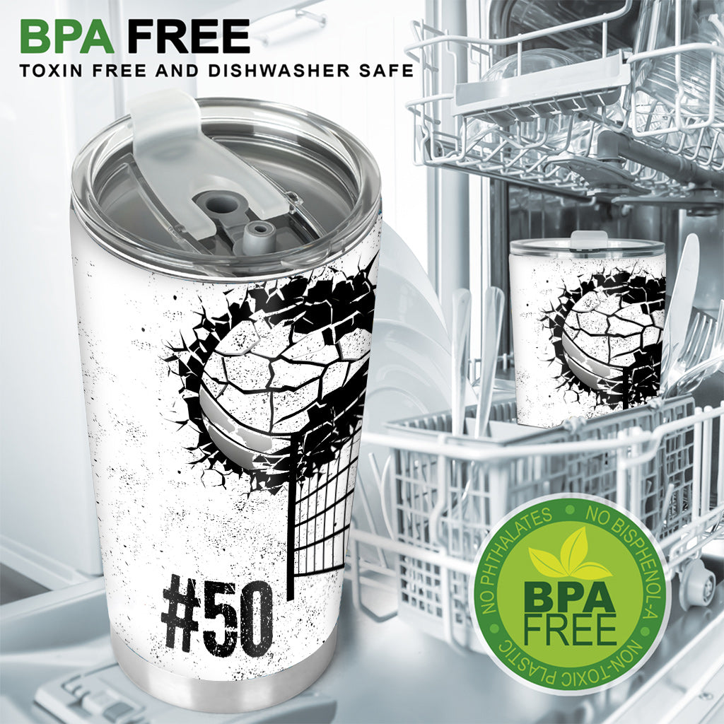 Volleyball Net - Personalized Volleyball Tumbler