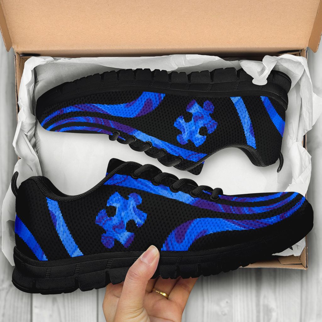 Psydelic Puzzle Autism Awareness Sneakers 0622