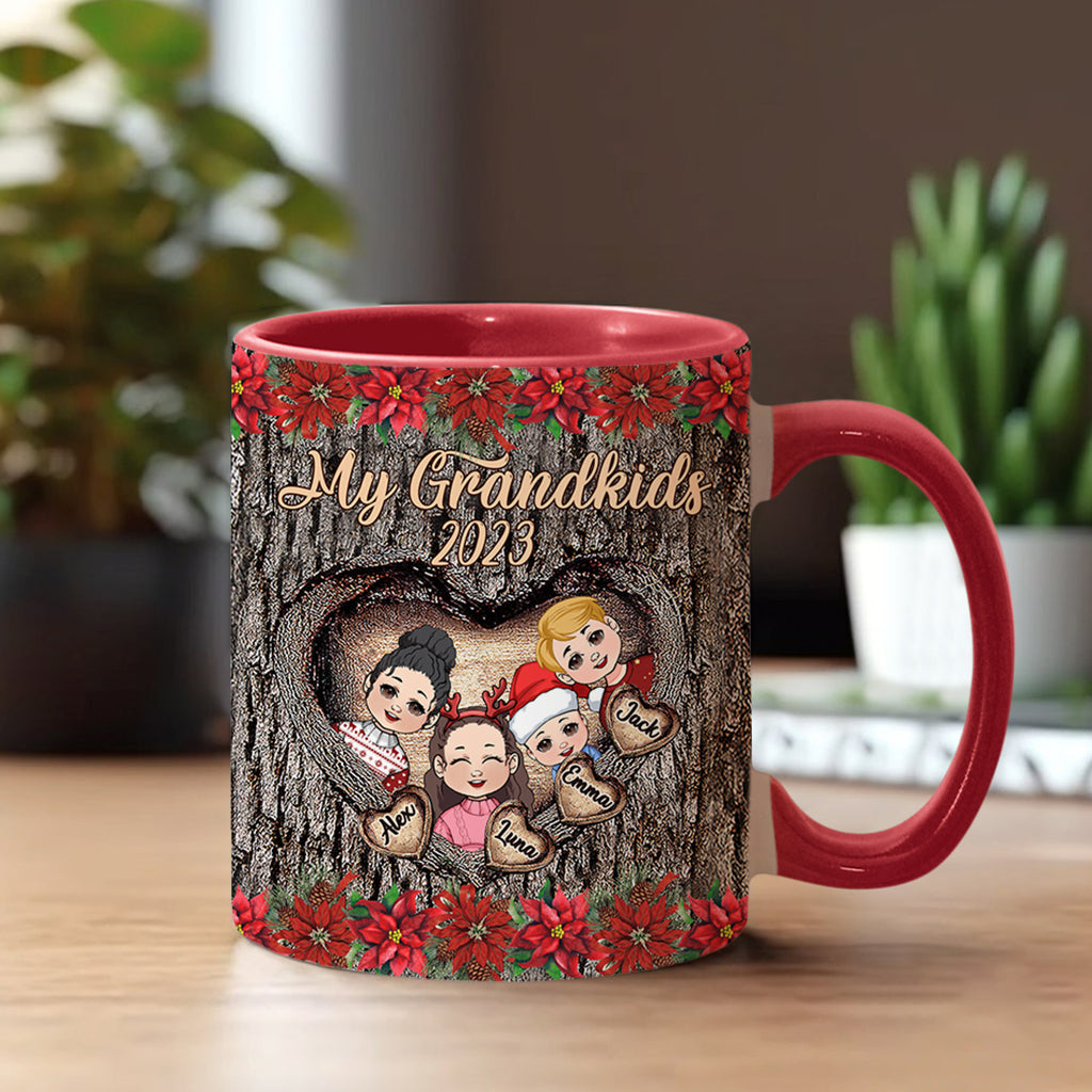 My Grandkids - Personalized Grandma Accent Mug