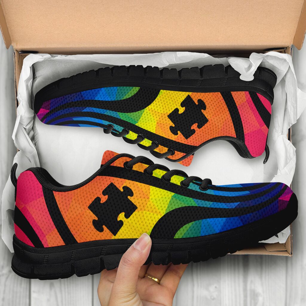 Love Some One With Autism Autism Awareness Sneakers 0622