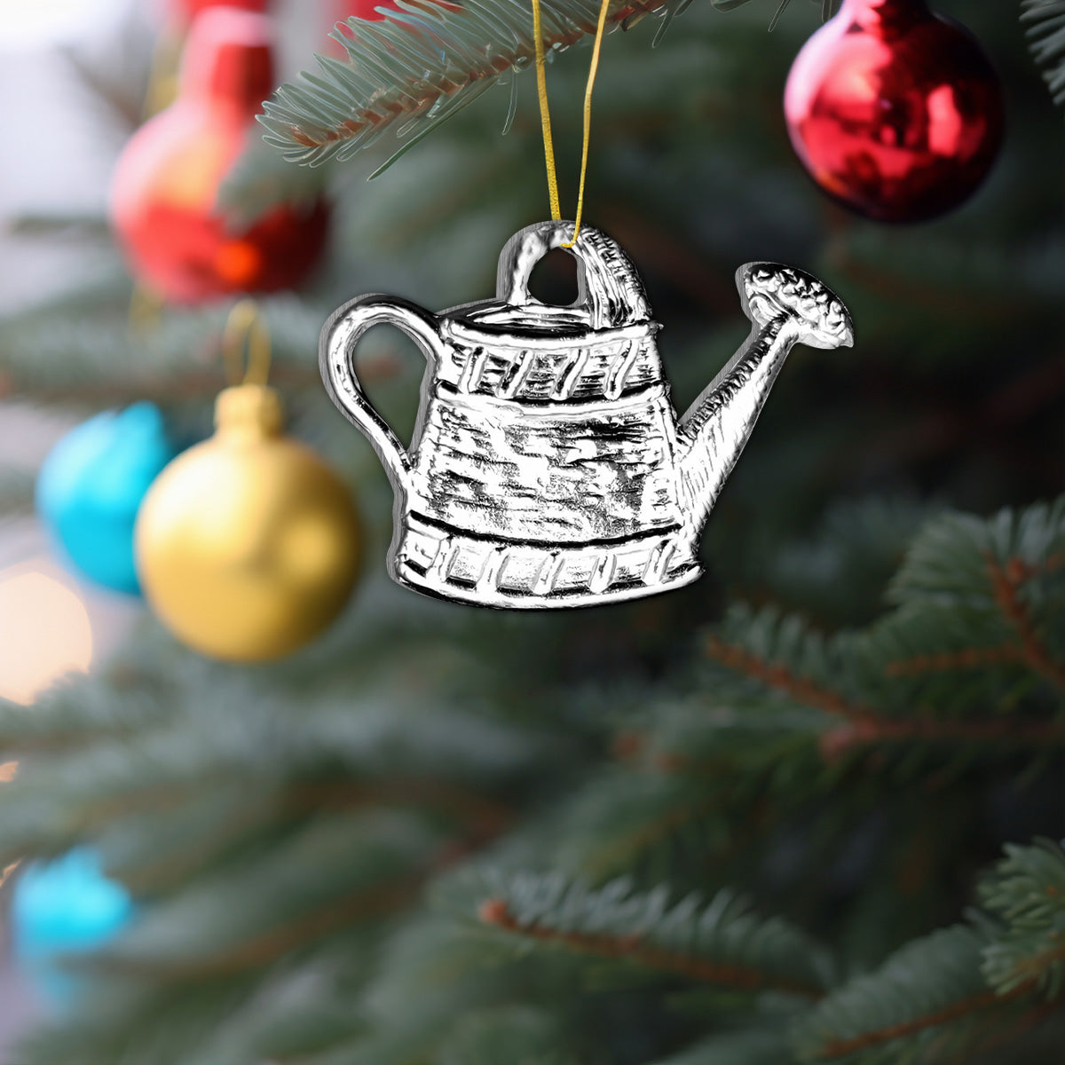 Gardening Equipment - Personalized Gardening Shaped Aluminium Ornament (Print On Both Side)
