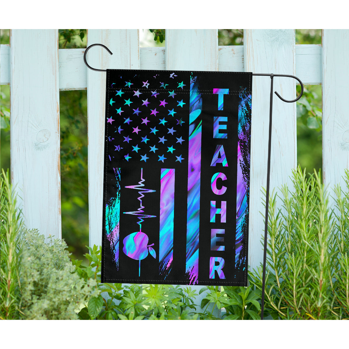 Teacher American Flag Teacher House Flag 0622
