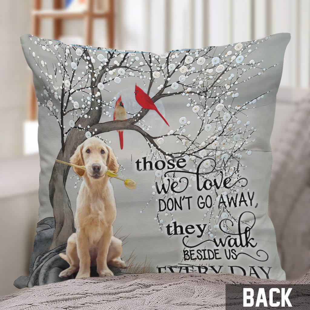 Your Wings Were Ready But My Heart Was Not - Personalized Dog Throw Pillow