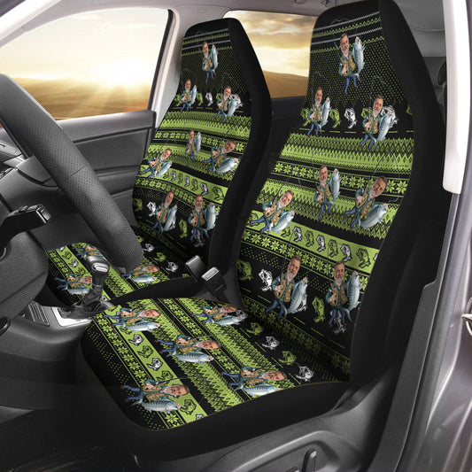 Love Fishing - Personalized Fishing Seat Covers