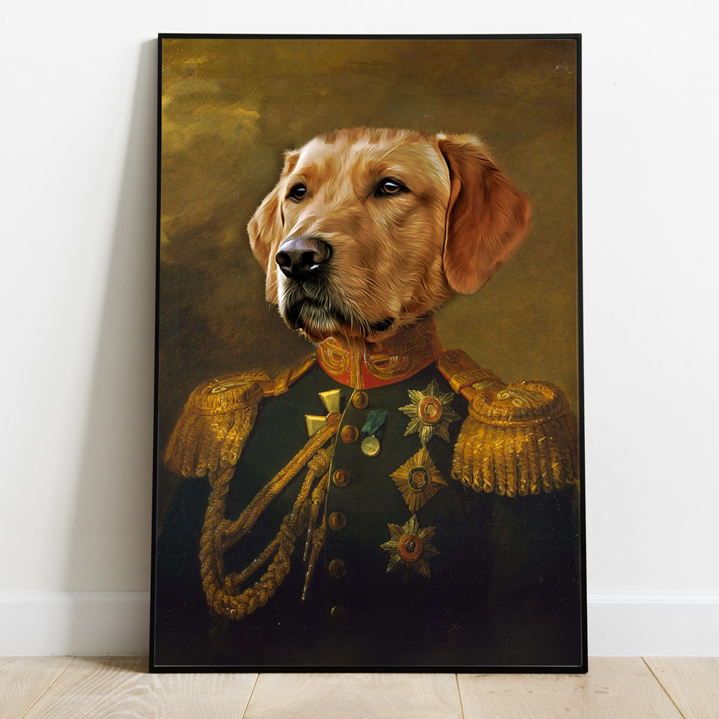 Royal Portrait - Personalized Dog Canvas And Poster