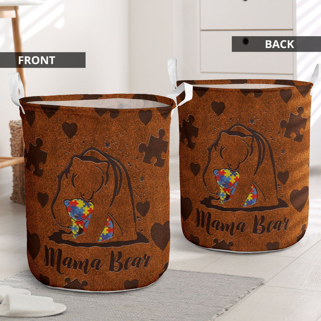 Mama Bear Autism Autism Awareness Storage Basket 0622