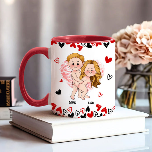 Lovely Couple - Personalized Couple Accent Mug