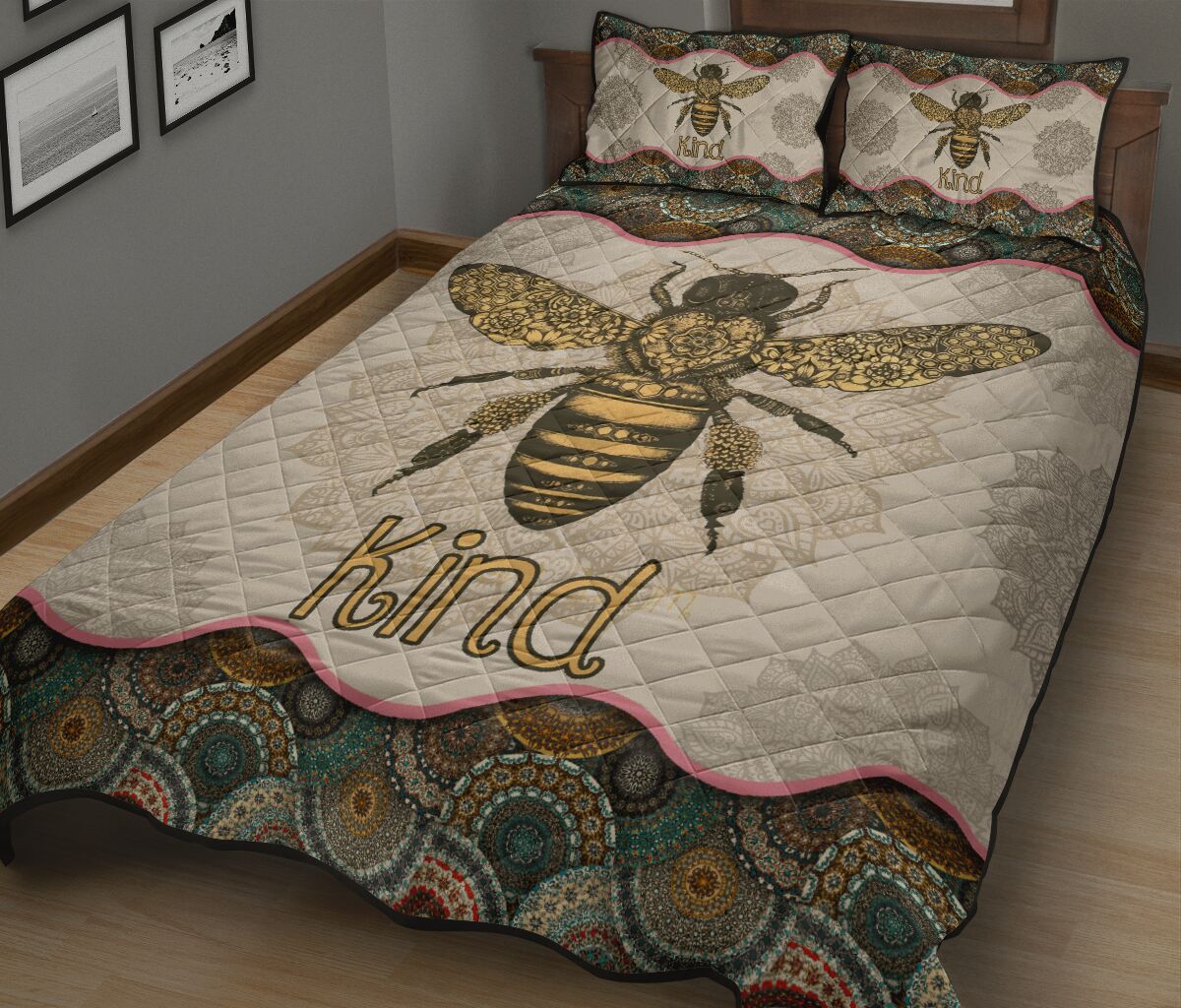 Be Kind Teacher Quilt Set 0622