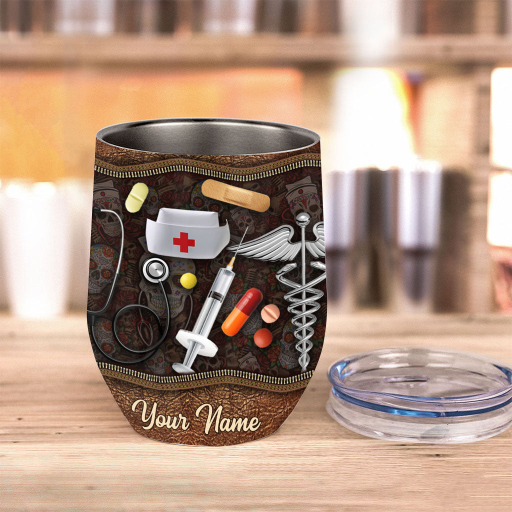 Nurse Life - Personalized Nurse Wine Tumbler
