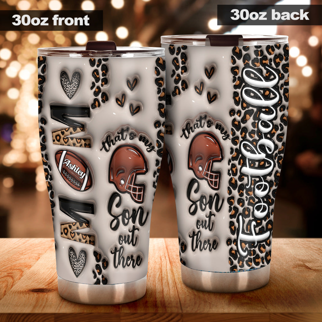 That's My Son - Personalized Football Tumbler