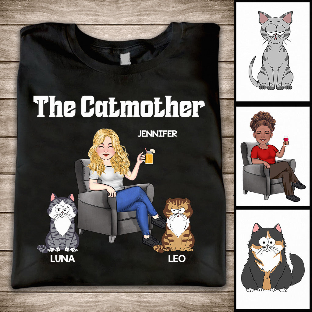 The Catmother - Personalized Cat T-shirt And Hoodie
