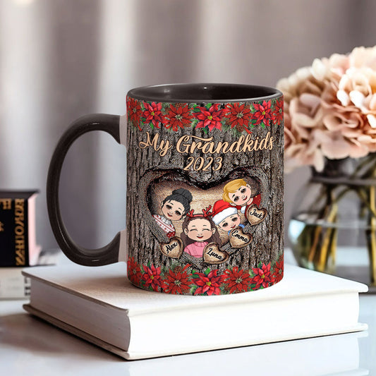 My Grandkids - Personalized Grandma Accent Mug