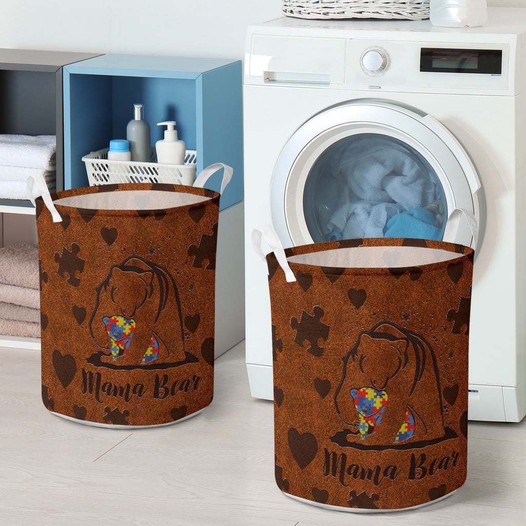 Mama Bear Autism Autism Awareness Storage Basket 0622