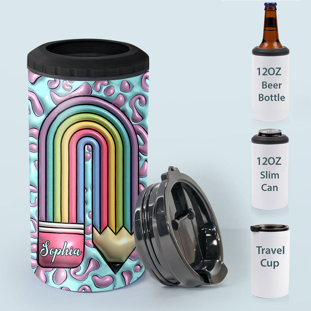 Teacher Life - Personalized Teacher Can Cooler