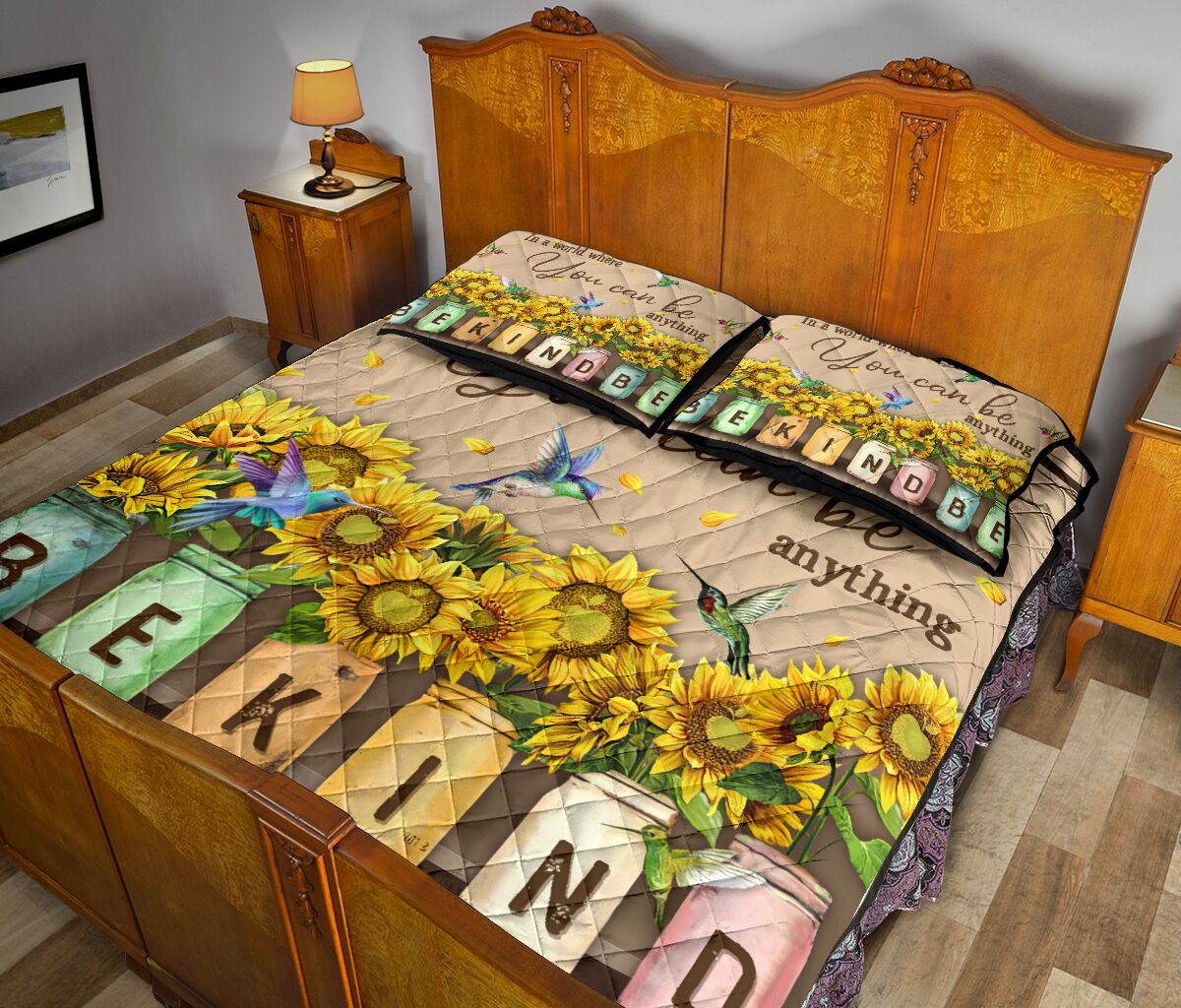 In A World Where You Can Be Anything Teacher Quilt Set 0622
