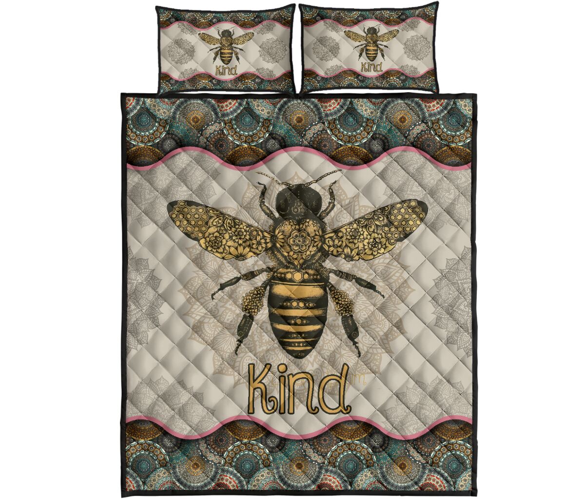 Be Kind Teacher Quilt Set 0622