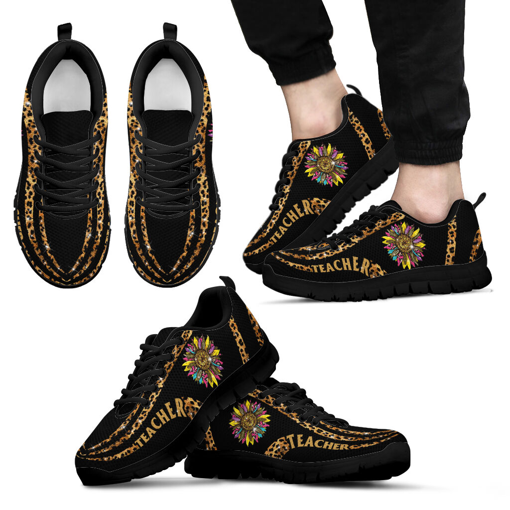 Leopard Flower Teacher Sneakers 0622