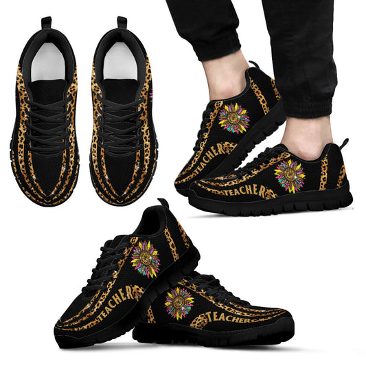 Leopard Flower Teacher Sneakers 0622