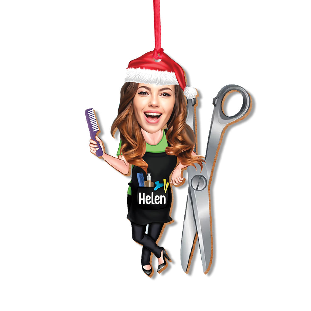 Hair Hustler - Personalized Hairdresser Ornament