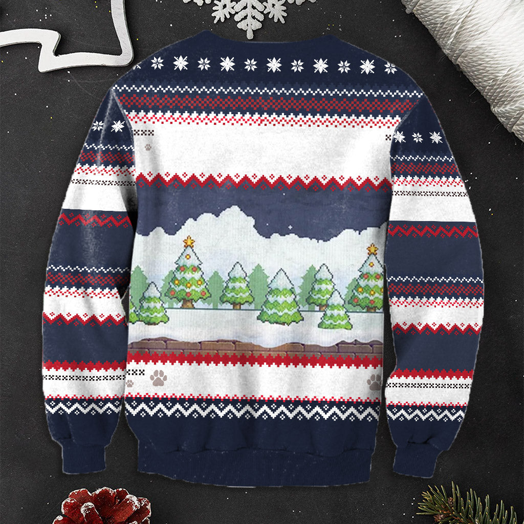 I Need Beer And My Dog - Personalized Dog Ugly Sweater