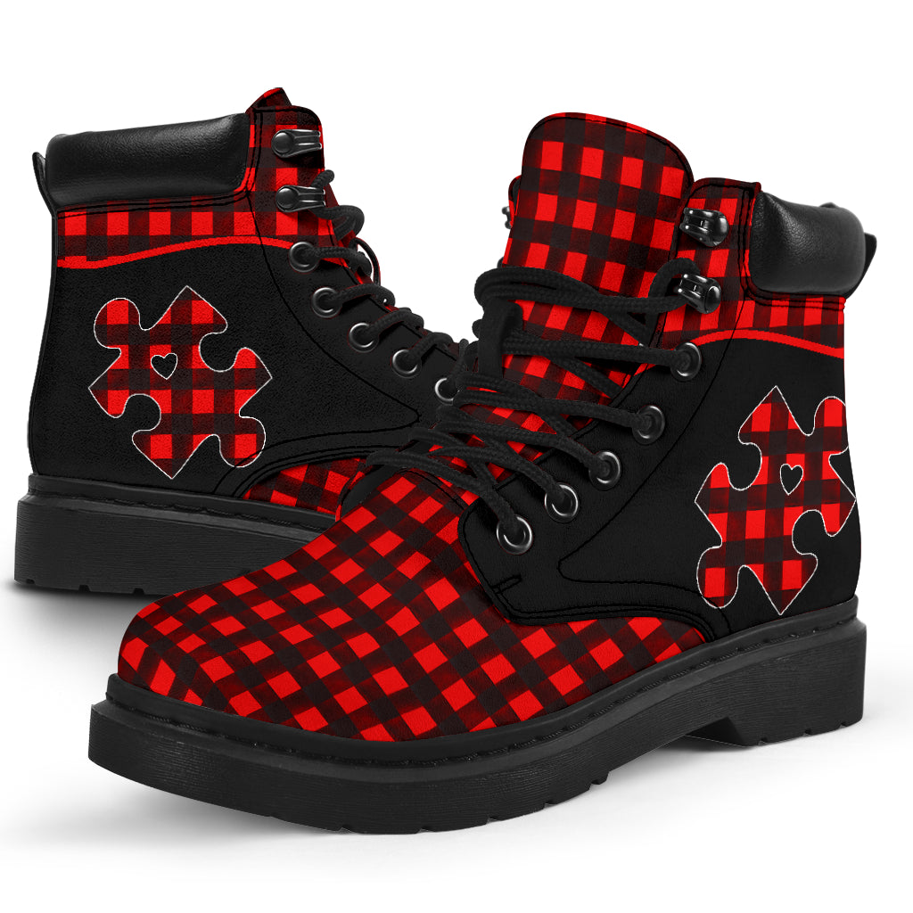Autism Awareness Christmas Autism Awareness All Season Boots 0622