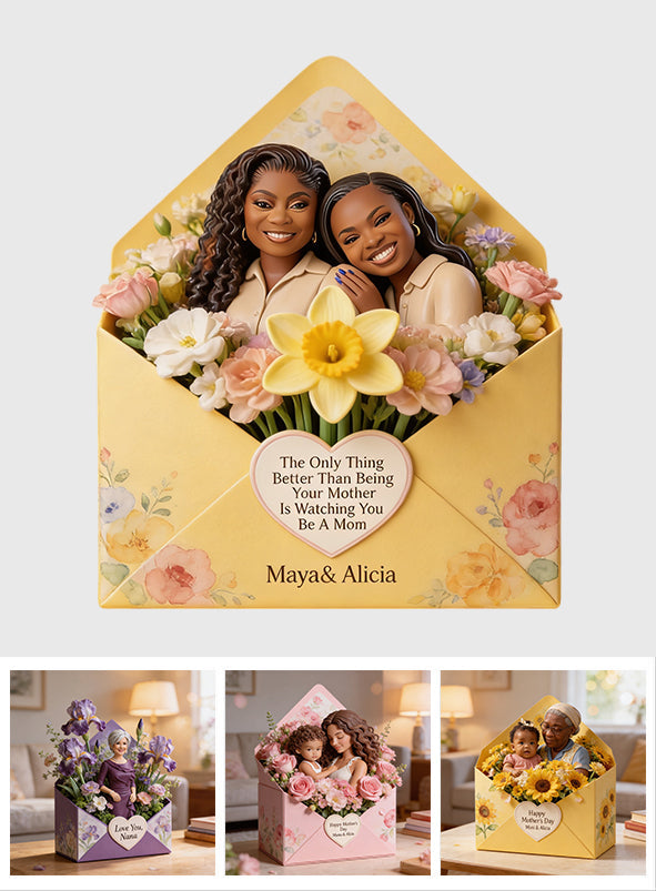 A Letter Of Me To You. Mother's Day Gift - Personalized Mother Custom Shaped Acrylic Plaque