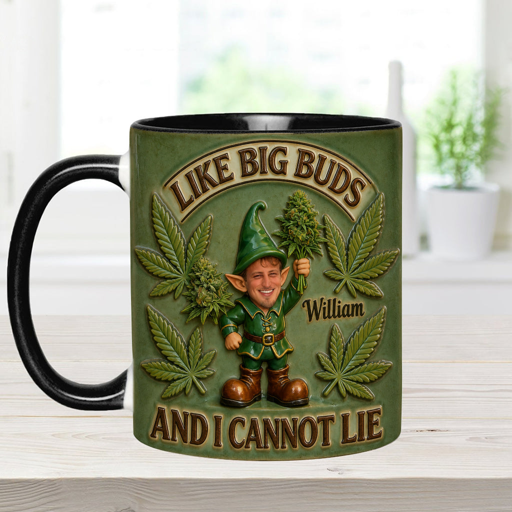 I Like Big Buds - Personalized Weed Accent Mug & Coaster