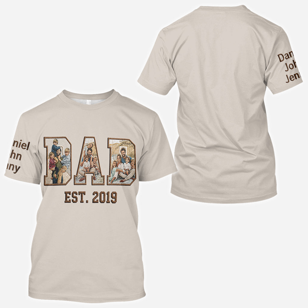 Best Dad Ever - Personalized Father All Over Shirt