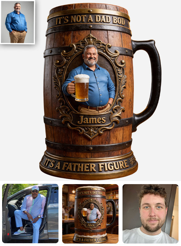 It's Not A Dad Bob - Personalized Father Beer Stein