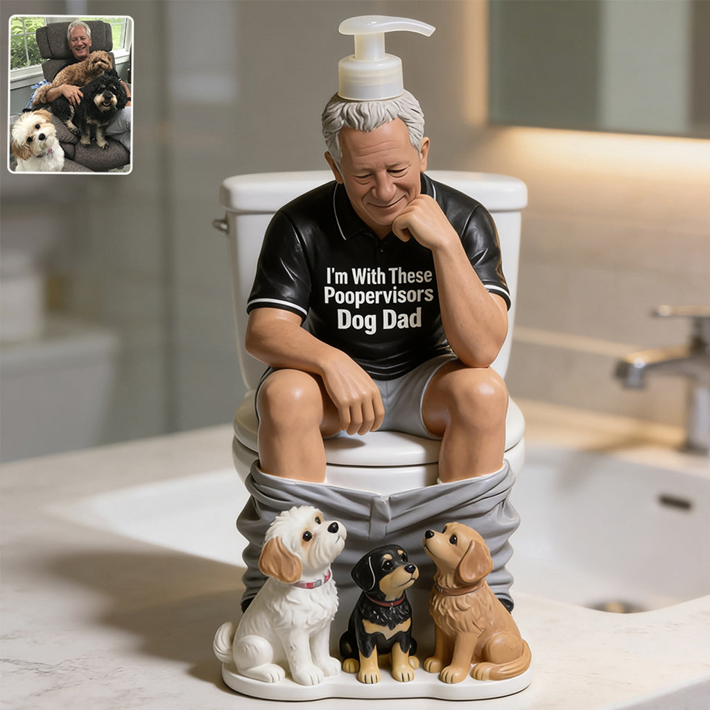 Funny Dog Dad/ Dog Mom Moment - Personalized Dog Pump Dispenser