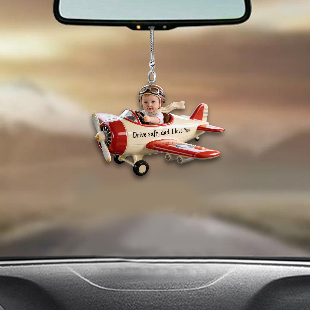 Father Gift Idea, Mom Gift Idea - Personalized Father Car Ornament