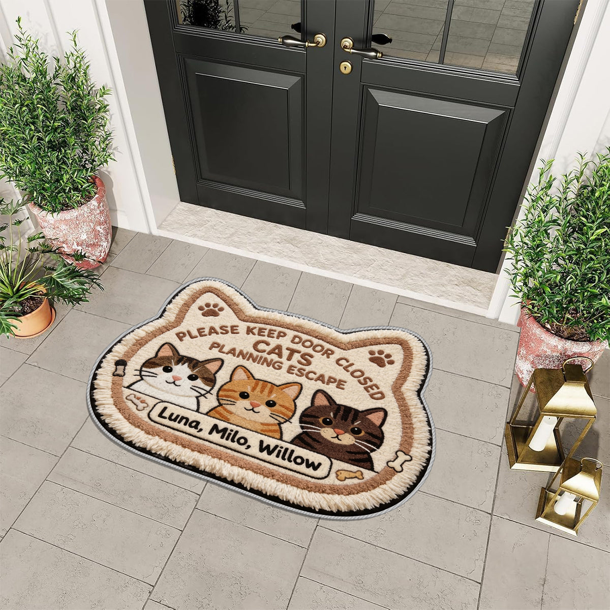 Custom Any Photo - Personalized Cat Non-Slip Tufted Rug