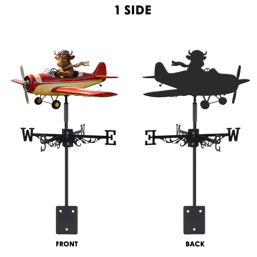 Farmer Must-have Item, Highland Cow, Chicken,... - Personalized Farmer Weather Vane