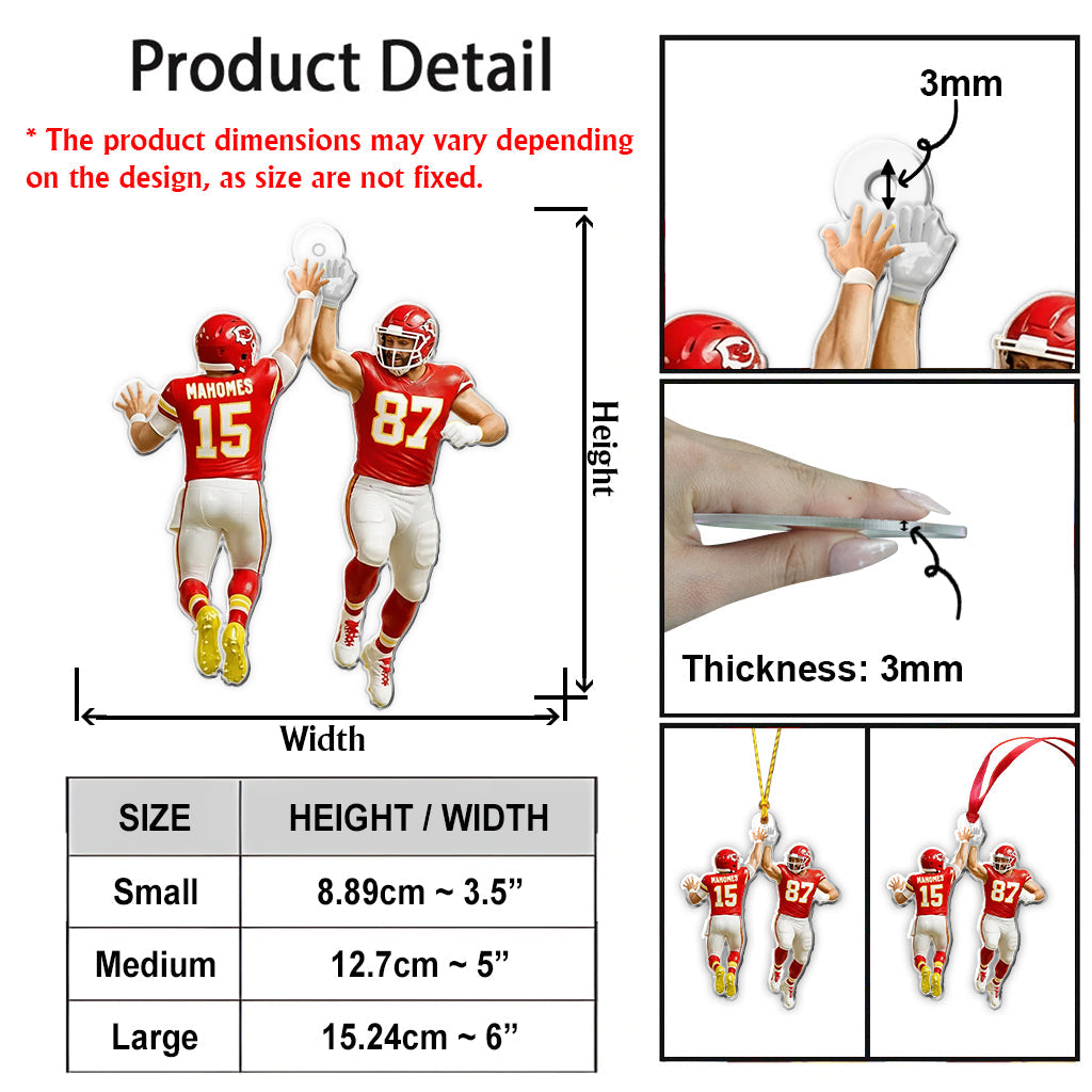 Game Day - Personalized Football Ornament
