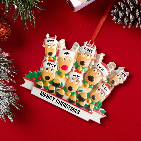 Any Family Name - Personalized Family Gift Ornament