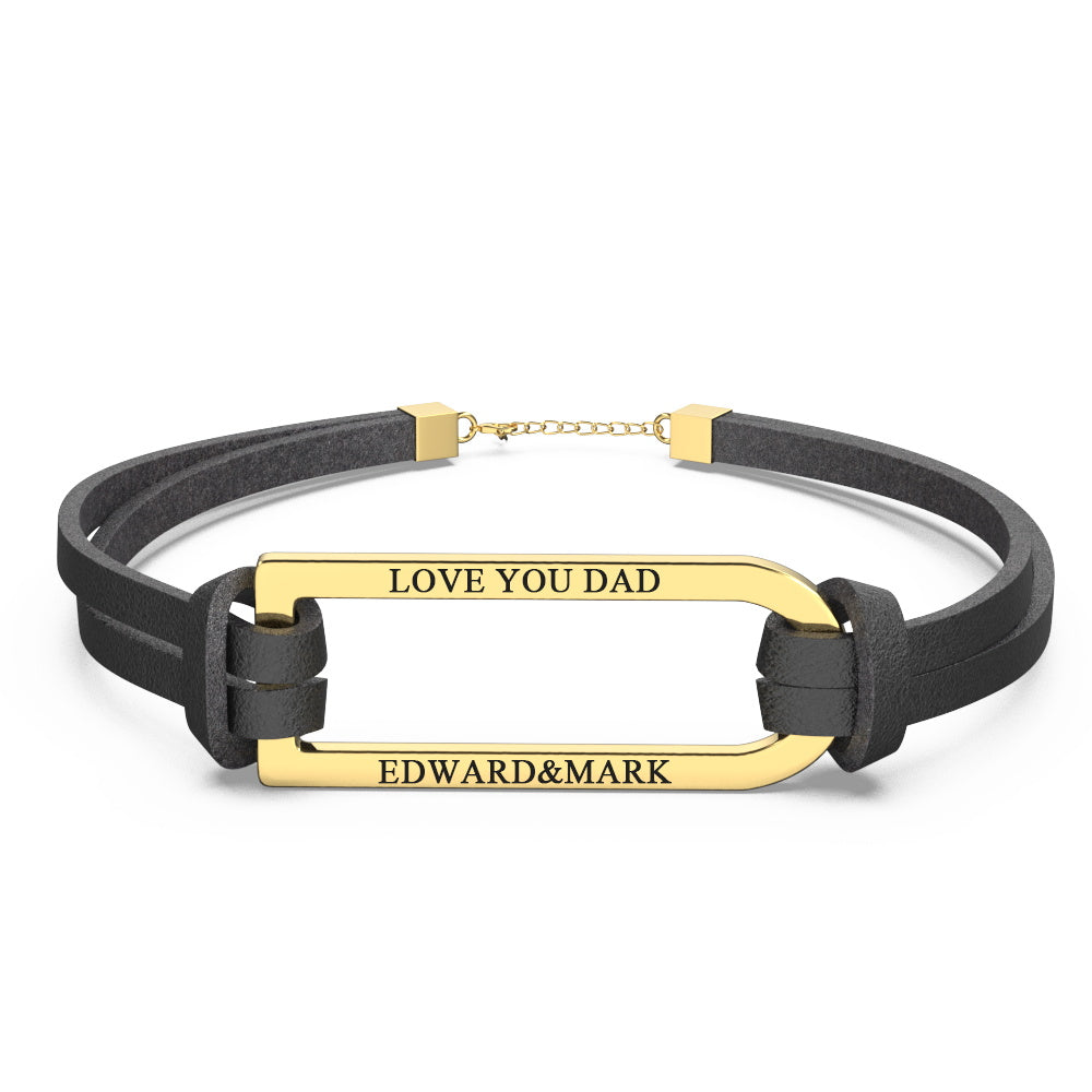 Any Text - Personalized Engraved Bracelet for Lover