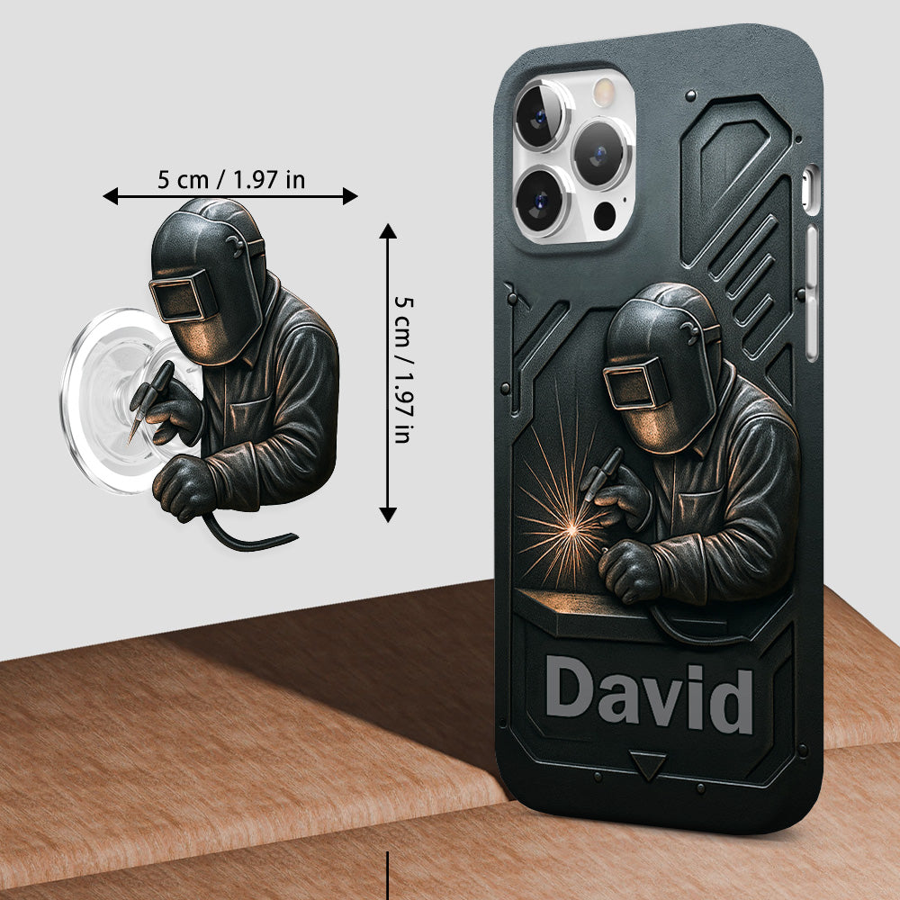 Cool Welder Men - Personalized Welder Full Print Phone Case