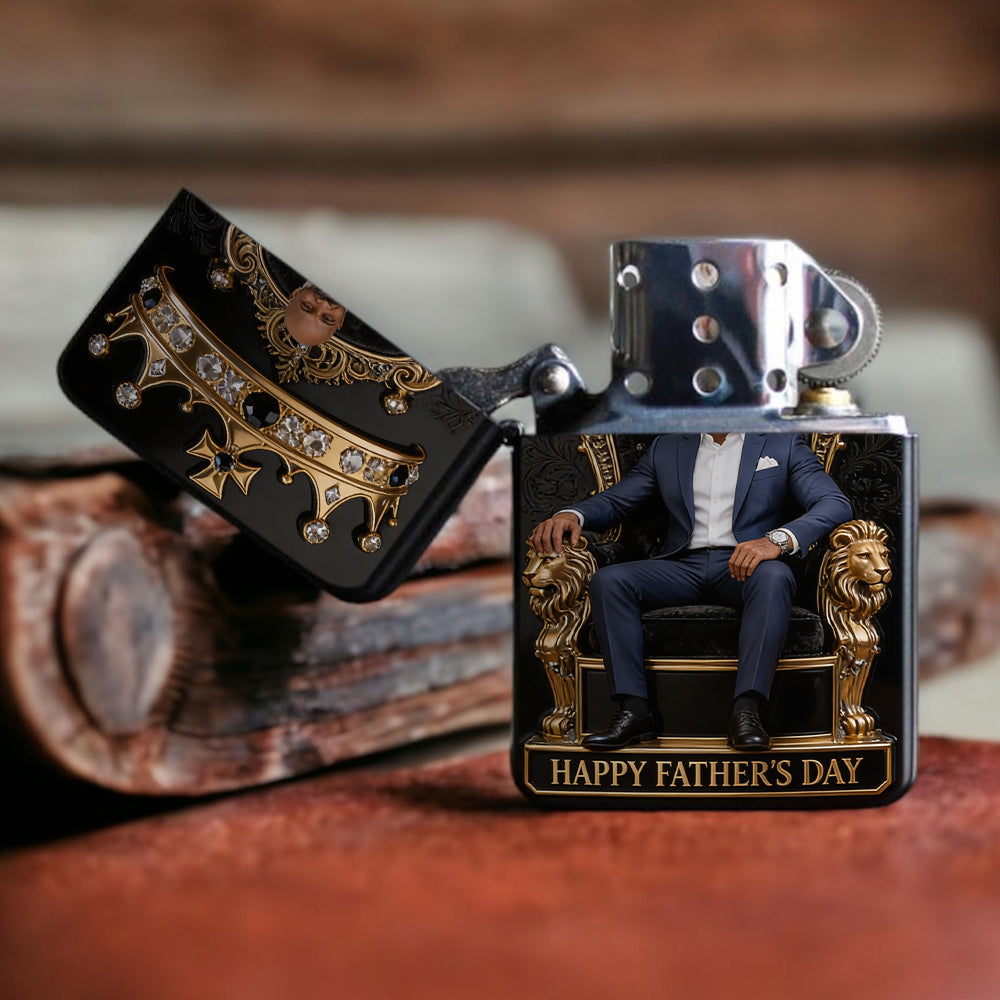Custom Any Photo The Best Dad/Grandpa/Uncle... - Personalized Father Lighter