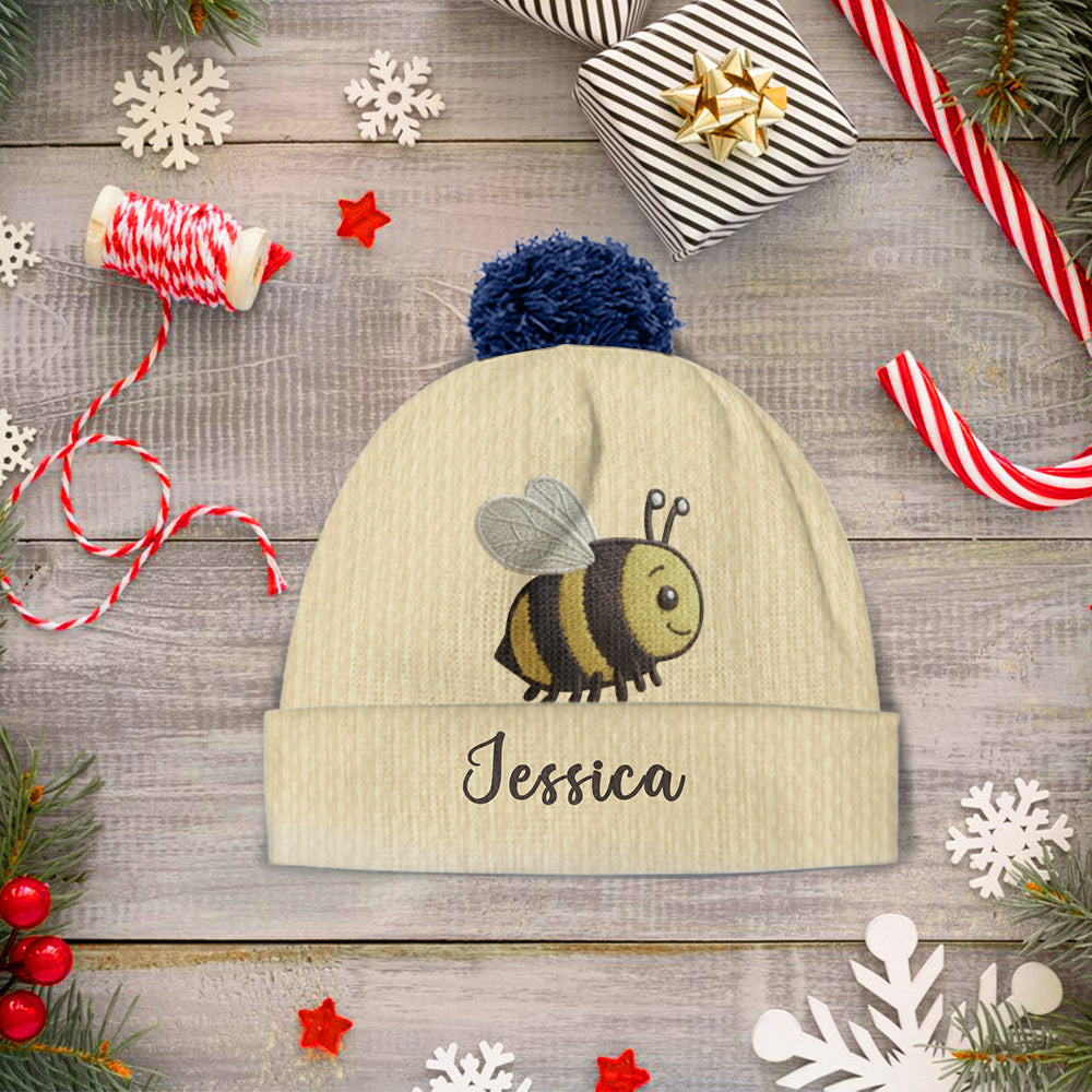 Love Bees - Personalized Bee Beanie Hat