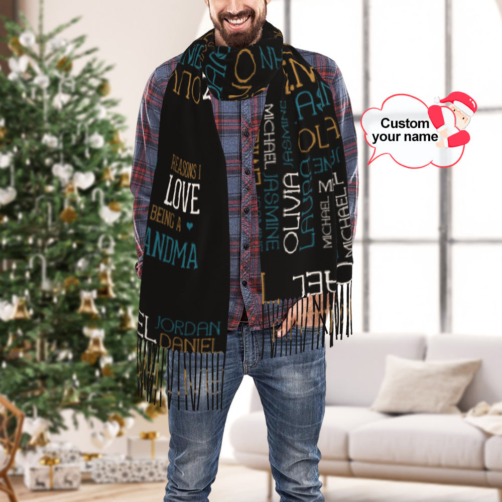 Custom Name Scarf