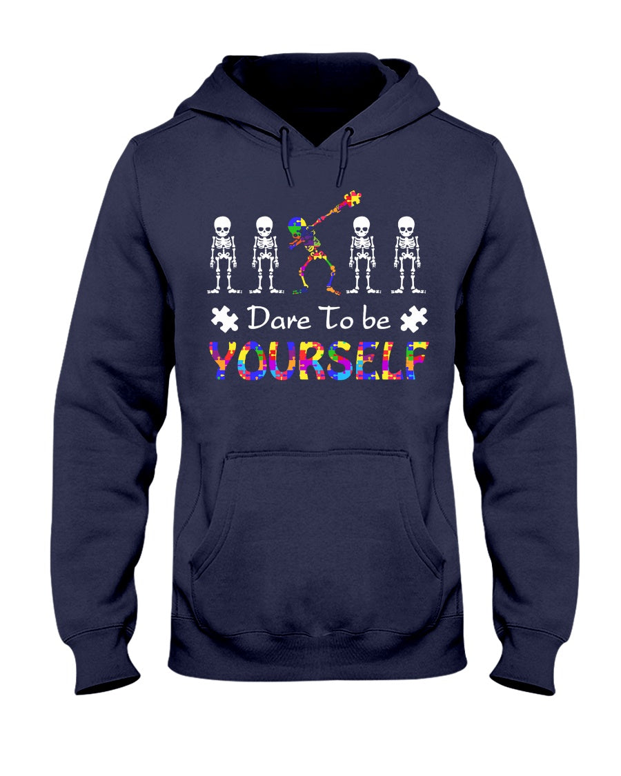 Dare To Be Yourself - Autism Awareness T-shirt and Hoodie 0921