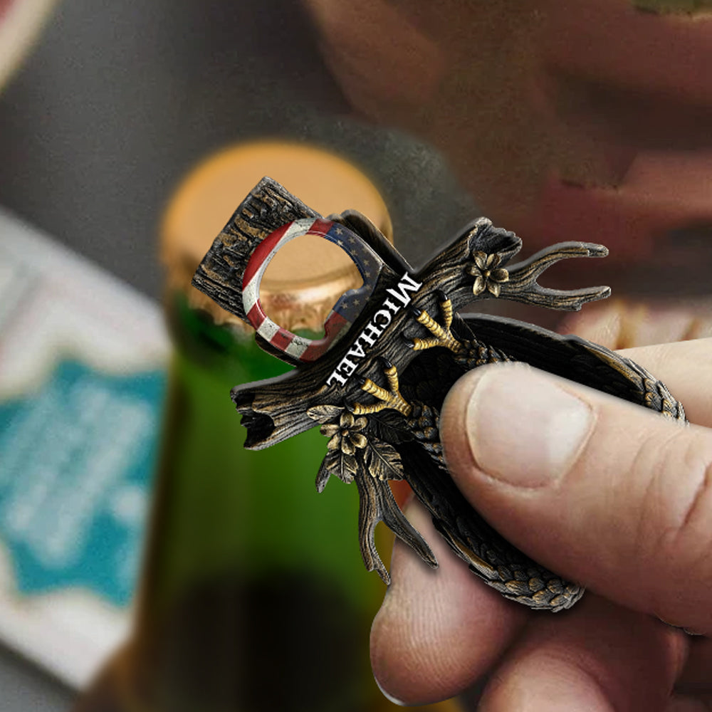Bald Eagle - Personalized Bald Eagle Bottle Opener