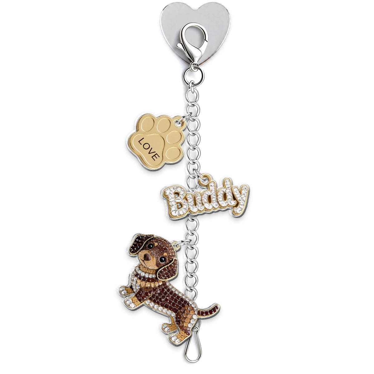 Any Pet Photo - Personalized Dog Dangling Charms