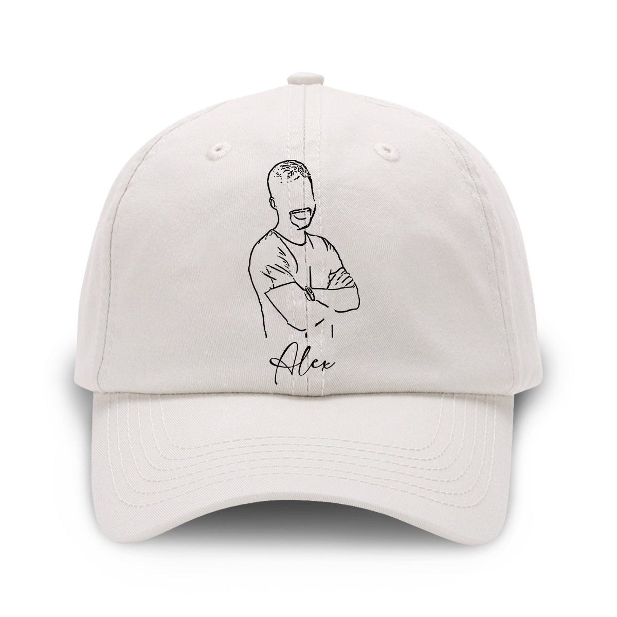 Custom Photo - Personalized Son Embroidered Classic Cap