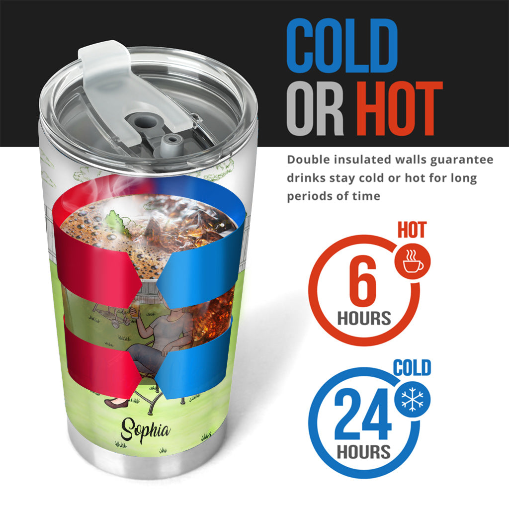 What Day Is Today Who Cares - Personalized Retired Tumbler